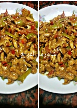صورة لوصفة شاورما الفراخ 🐓🐔🐓
