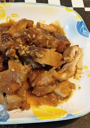 Hình của món Sườn cốt lết nướng mềm.