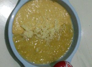 Foto resep Snack siang mpasi 7m+ biskuit milna pisang keju