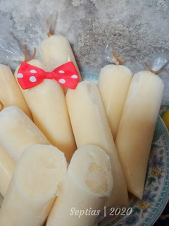 Foto resep Es Lilin Tape Singkong Santan