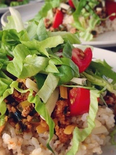 A picture of Taco Rice.