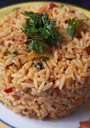 A picture of Tomato Rice.