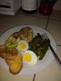 Pollo con habichuelas