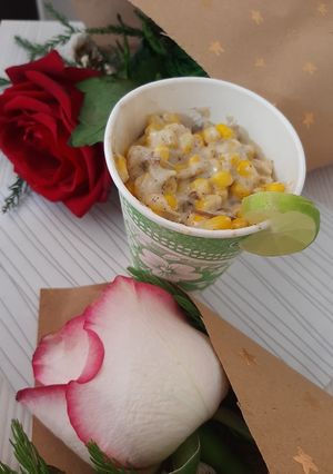 عکسی از دستور 🌽ذرت مکزیکی 🌽