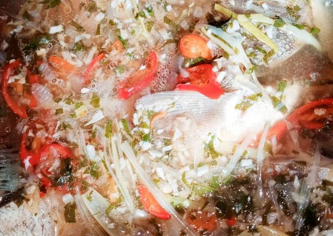 Recipe: Delicious Steam ikan kerapu (sehat no tumis)
