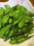 Boiled Edamame with Salt
