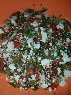A picture of Nopales.