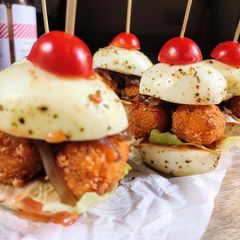 A picture of Egg tater tots.
