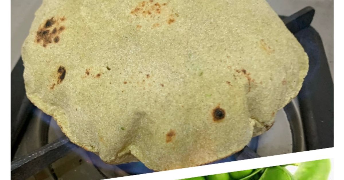 Atta Ragi Matar Roti Recipe by Swagatika - Cookpad