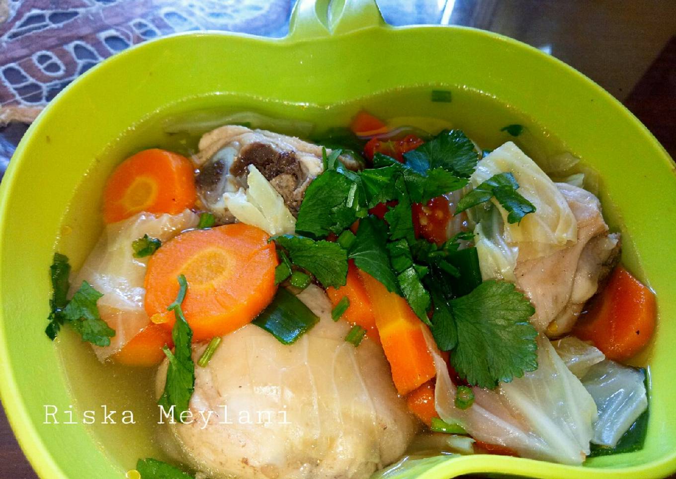 Sayur Soup Ayam Sederhana🍲
