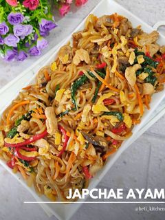 Foto resep Japchae Ayam