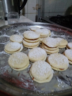 Una foto de Alfajores de maicena
