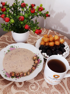 عکسی از دستور فرنی خرما