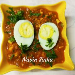 Boiled Egg bhurjee A picture of Boiled Egg bhurjee.