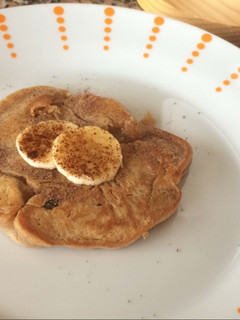 Una foto de Pancakes de galleta y plátano