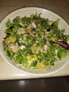 Una foto de Ensalada templada de arroz integral