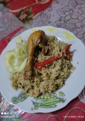 Una foto de Arroz con pollo