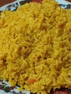 صورة لوصفة ارز في الكوكوت (الطنجرة) على طريقتي
