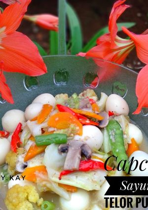 Foto resep Capcay Sayur Telor puyuh