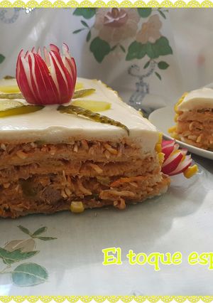 Foto principal de Pastel frió con rallado de mar y atún