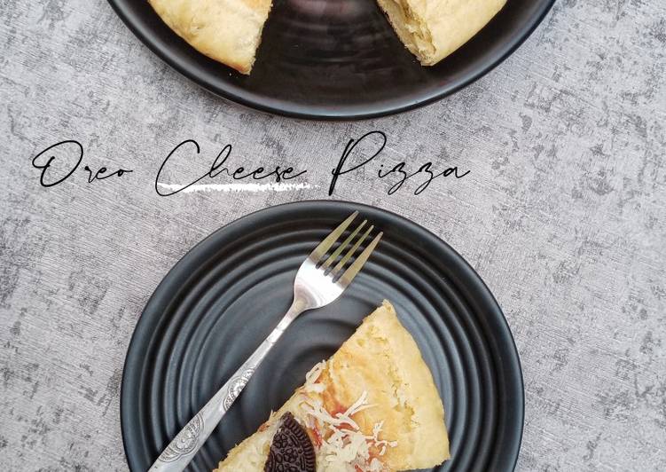 Resep 29. oreo cheese pizza, Enak