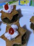 Spinach chana tikki mini burger