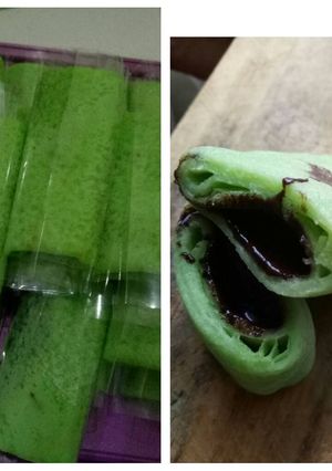 Foto resep Dadar gulung isi cokelat praktis dan enak