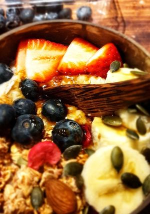 A picture of Rainbow 🌈 Porridge Bowl.