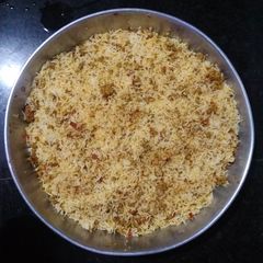 A picture of Egg biryani.