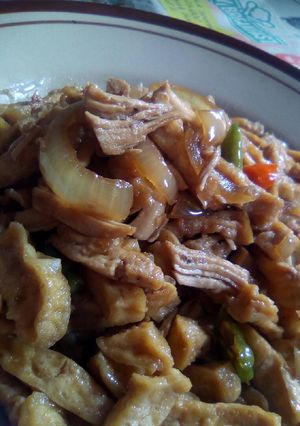 Foto resep Ayam Suwir Tahu Teriyaki