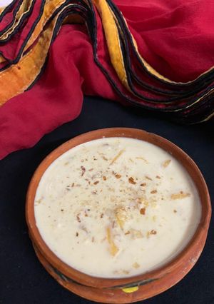 A picture of Amritsari phirni.