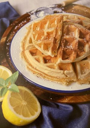 Zitronenwaffeln Rezepthauptbild