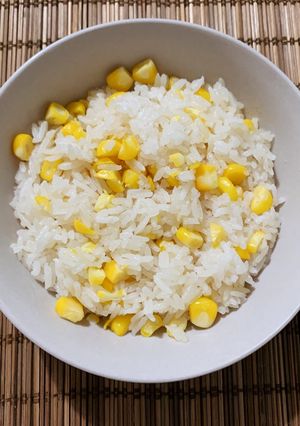一鍋奶油玉米飯 的食譜成品照片