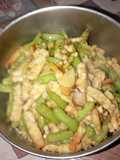 Oseng tempe dan buncis