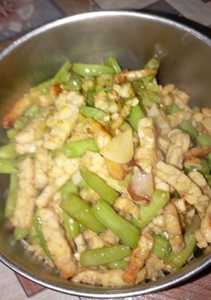 Foto resep Oseng tempe dan buncis