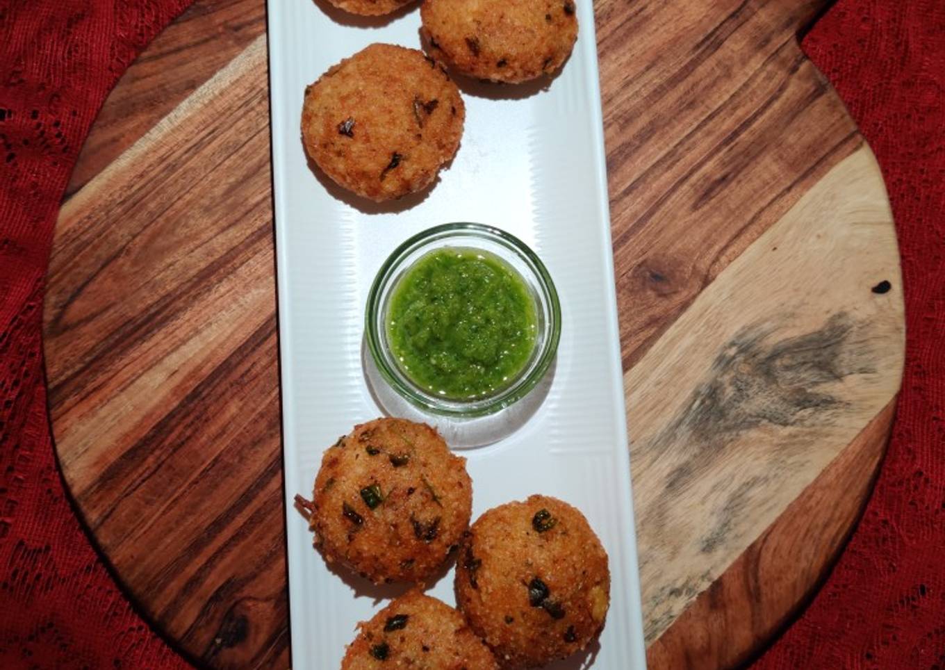 Aloo Samak Chawal Tikki