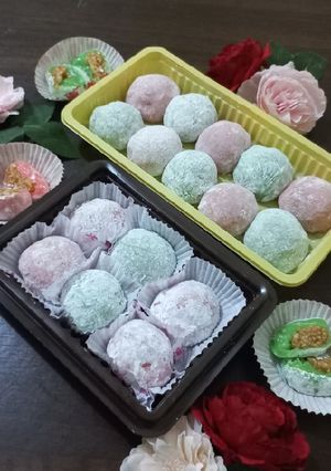Foto resep Mochi Isi Kacang Tanah (Lembuuuuttt bgt)