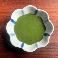 A picture of Matcha Condensed Milk Sauce.
