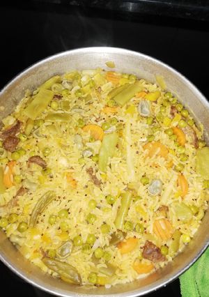 Foto principal de Arroz con ternera, verdura y quinoa