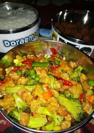 Foto resep Brokoli tempe saus tiram