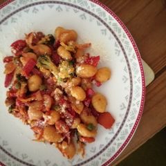 A picture of Students spicy gnocchi.