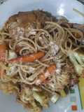 Verduras con espagueti