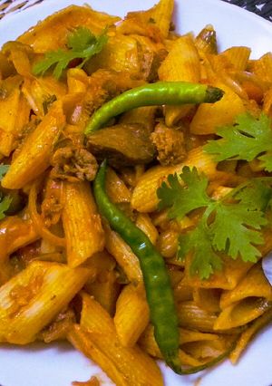 صورة لوصفة باستا الكبد بالصوص 🍜