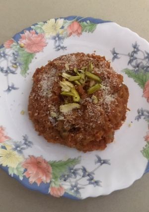 A picture of Red Carrot Halwa.