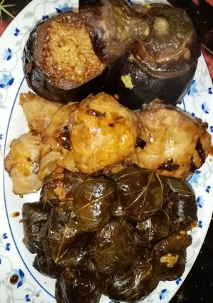 عکسی از دستور دلمه