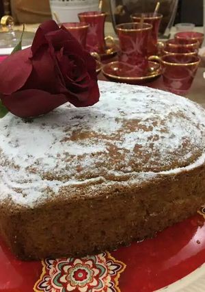 صورة لوصفة كيكة البرتقال يمممي كتير زاكية