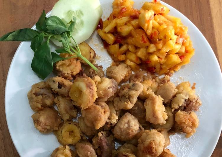 Resep Cumi Krispi sambal nanas low kolesterol Anti Gagal