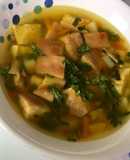 Sopa de tortilla de huevos
