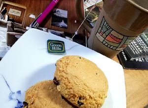 Una foto de Scones XXL con cranberries 💕
