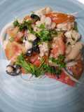 🥗 Ensalada de alubias blancas 🫘⚪ y sardinillas 🐟 en aceite 🪔🫒